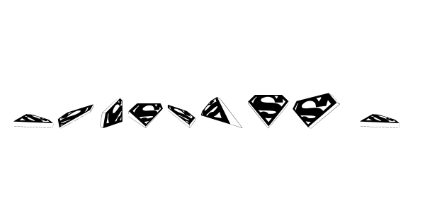 Superman Shield font thumb